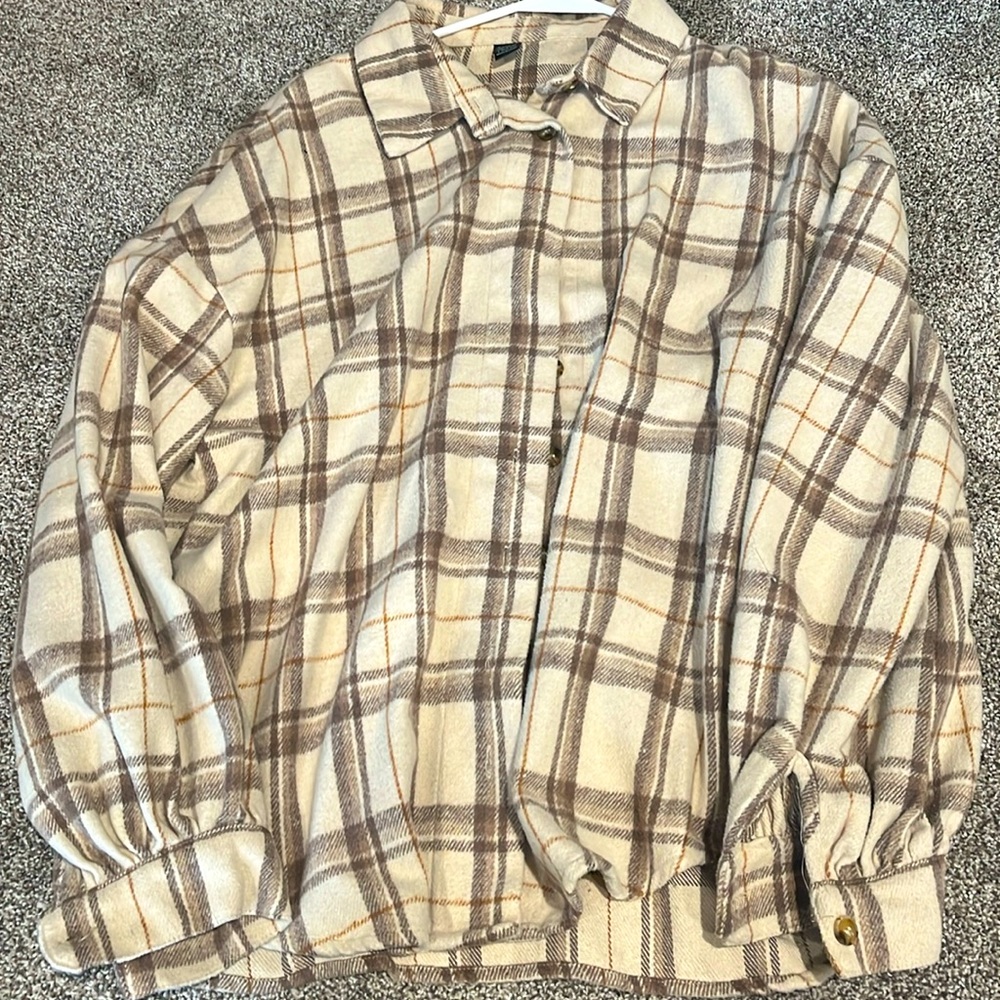 SHEIN flannel, only worn once